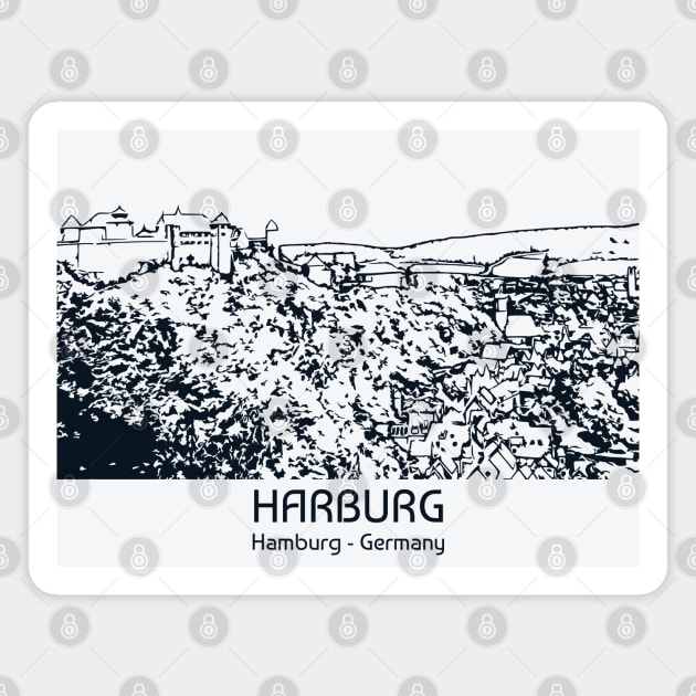 Harburg - Germany Magnet by Lakeric